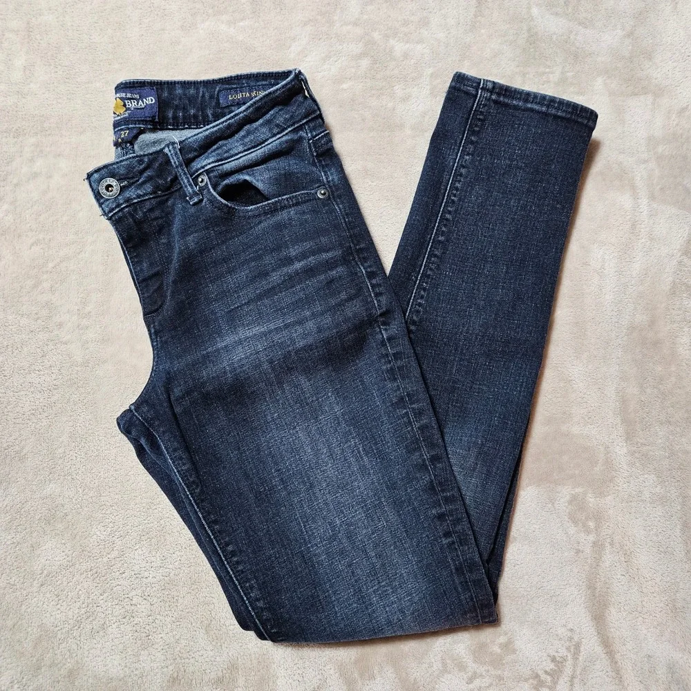 Lucky‎ Brand Lolita Skinny Jeans Womens 4/27 Dark Wash Blue Denim Mid Rise